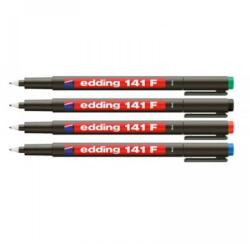 edding Alkoholos marker, OHP, 0, 6 mm, EDDING "141 F", fekete (7070019001) - nyomtassingyen