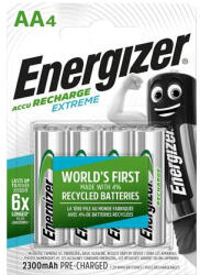 Energizer Tölthető elem, AA ceruza, 4x2300 mAh, előtöltött, ENERGIZER "Extreme (E300624600) - kreativjatek
