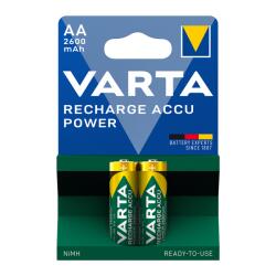 VARTA Elem tölthető akku AA ceruza 2600 mAH Power 2 db/csomag, Varta
