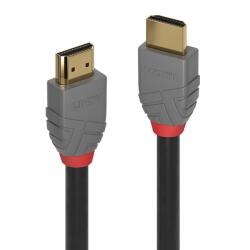 Lindy LNY-36963 : : HDMI 2.0 кабел, Anthra Line, 4K, 60Hz, A-A, M-M, черен, 2.0 м