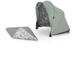 Petite&Mars Napfénytető és Övvédő Royal2/3 Iron Green - Tartós, UV-védő és Kényelmes Babakocsi Kiegészítő