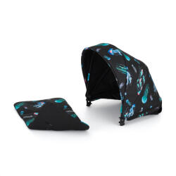 Petite&Mars Napfénytető és Övvédő Royal3 Limited100 Jellyfish - Egyedi Mintás, Hatékony UV-védelem és Kényelmes Övvédő Babakocsikhoz