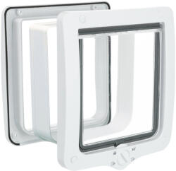 TRIXIE 4 irányú macskaajtó 24x28 cm fehér 44241