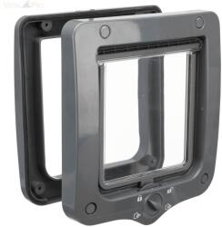 TRIXIE 4 irányú macskaajtó 20x22 cm szürke 44212