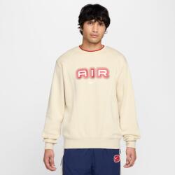 Nike Air Mens Fleece Crew-Neck Sweatshirt M | Férfi | Kapucnis pulóverek | Bézs | HM0177-229 (HM0177-229)