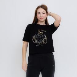 Guess Rhinestone Bear Boxy XS | Női | Pólók | Fekete | V5RI09I3Z14-JBLK (V5RI09I3Z14-JBLK)