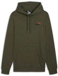 PUMA ESS+ 2 Col Small Logo Hoodie FL S | Férfi | Kapucnis pulóverek | Zöld | 674471-76 (674471-76)