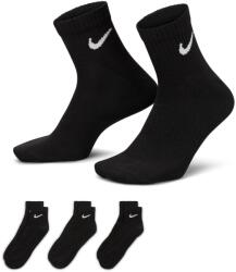 Nike Everyday Lightweight Training Ankle Socks (3 Pairs) M BLACK/WHITE | Unisex | Zokni | Fekete | SX7677-010 (SX7677-010)