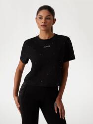 Guess Primula Rhinestones Boxy Tee L | Női | Pólók | Fekete | V5GI00I3Z14-JBLK (V5GI00I3Z14-JBLK)