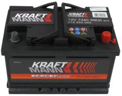 Kraftnann 74Ah 680A right+