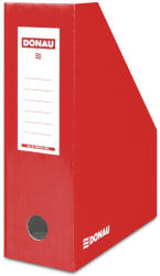 DONAU Suport vertical pentru cataloage, A4 - 10cm latime, din carton laminat, DONAU - rosu (DN-7648101-04FSC) - siscom-papetarie