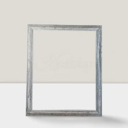 Keretshop 3 cm Égetett fa hatású fekete-fehér képkeret 39, 8*50 cm (KS932251)