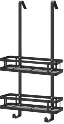 Wildken Fúrás Nélküli Helytakarékos Zuhanypolc - 2 Kosárral és Törölközőtartóval WLM-257