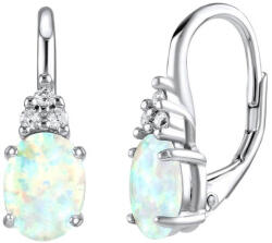 Silvego Cercei argintii cu opal albOlivia LPS1508W