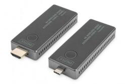 Assmann Assmann-DIGITUS 4K vezeték nélküli videóerősítő, 30 m (USB-C - HDMI) - DS-55324 (DS-55324)