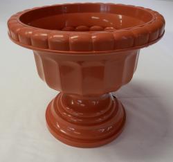  Görög váza, 21 cm, terrakotta műanyag (287) (287-terrakotta)