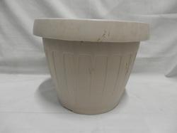  Hordó alakú drapp virágtartó , 32 cm (366/FA) (366/FA)