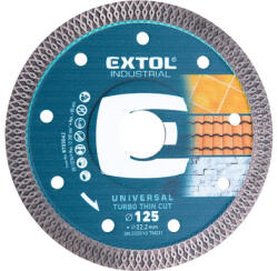Extol gyémánt vágókorong ¤125x22, 2 turbo