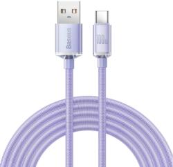 Baseus Cablu Date Baseus USB-A - USB-C Crystal Shine Series 100W 2m Mov