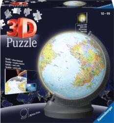 Ravensburger 3D Пъзел Ravensburger от 540 части - Глобус със светлина (11549)