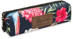 Zagatto Iskolai tolltartó, Zagatto®, Többszínű, Trópusi modell, Többfunkciós, Vízálló, Cipzáras zseb, Nylon/poliészter, 22x6x6 cm, RIO, ZG716 (ZG716)