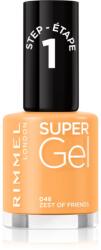 Rimmel Super Gel géles körömlakk UV/LED lámpa használata nélkül árnyalat 046 Zest Of Friends 12 ml