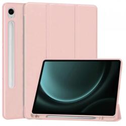Techsuit Husa pentru Samsung Galaxy Tab S9 FE / Tab S9 / Tab S10 FE, Techsuit, Flex Trifold (Roz)
