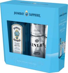 Bombay Sapphire gin 0, 7l + Kinley szénsav. üd. 4x0, 25l tonik