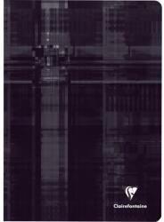 Clairefontaine fűzött füzet, A4, vonalas, 48 lap, fekete