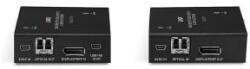 Lindy Extender Optikai, DisplayPort & USB KVM extender, Száloptikás, 300m (39376) (39376)