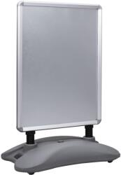 vidaXL szürke A1-es alumíniumötvözet poszterállvány (51204)