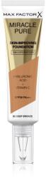 MAX Factor Miracle Pure Skin tartós alapozó SPF 30 árnyalat 82 Deep Bronze 30 ml