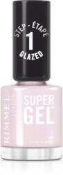 Rimmel Super Gel géles körömlakk UV/LED lámpa használata nélkül árnyalat 105 Pink Glazed 12 ml