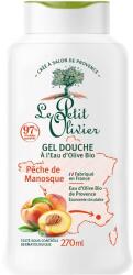 Le Petit Olivier Hidratáló tusfürdő BIO olívavízzel és őszibarackkal a Manosque-tól, Le Petit Olivier, 270 ml