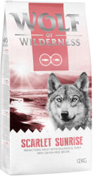 Wolf of Wilderness 2x12kg Wolf of Wilderness "Scarlet Sunrise" lazac & tonhal - gabonamentes száraz kutyatáp
