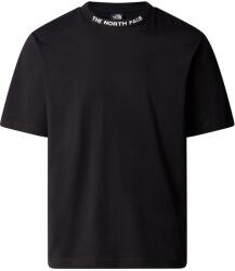 The North Face The North Face, Kerek nyakú bő fazonú pamutpóló, Fehér, Fekete, L (NF0A87DDJK31-L)