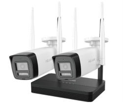 HILOOK IP WiFi EasyLink Kit - DS-J142I/IKS-2044BH-PH/W (2x 4MP csőkamera, 2, 8mm, WiFi, IR30m, NVS, microSD) (DS-J142I/IKS-2044BH-PH/W) - scom