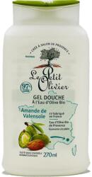 Le Petit Olivier Hidratáló tusfürdő BIO olívavízzel és mandulával a Valensole-tól, Le Petit Olivier, 270 ml