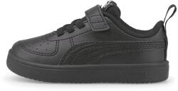 PUMA Puma, Rickie AC+ tépőzáras uniszex műbőr sneaker, Fekete, 24 EU (384314-02-7)
