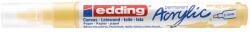 edding 5100 akril filctoll, 2-3 mm-es hegy, pasztell sárga színű (ED510015)