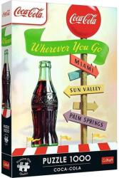 Trefl 1000 db-os Premium Plus puzzle - Coca-Cola - Bármerre jársz (12098) (12098)