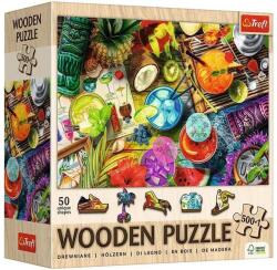 Trefl 501 db-os Wooden puzzle - Színes koktélok (20215) (20215)
