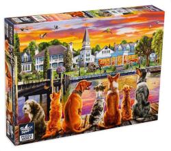 Black Sea 1000 db-os puzzle - Dogs on the Quay (BS72109) (BS72109)