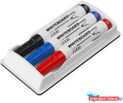  Táblamarker+törlő készlet Ico 3 klf. szín (59982)