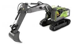 AMEWI G071E RC lánctalpas markológép fém kanállal, 1: 18, RTR