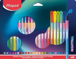 Maped Carioci Nightfall 24 culori/set Maped 844402