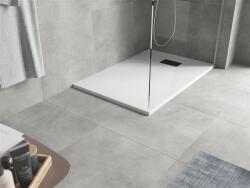 Mexen Hugo SMC zuhanytálca 110 x 80 cm, fehér , takaró fekete - 42108011-B Kompozit zuhanytálca Kompozit zuhanytálca (5905315225368)