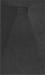 Mexen Hugo SMC zuhanytálca 140 x 80 cm, fekete - 42708014 Kompozit zuhanytálca Kompozit zuhanytálca (5907709144842)