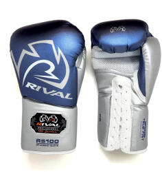 Rival Mănuși de box Rival RS100 Professional blue/silver
