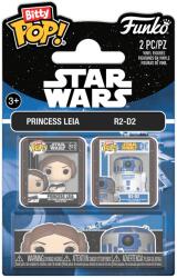 Funko Set de mini figurine Funko Bitty POP! Movies: Star Wars - Leia & R2D2 (104575) Figurina